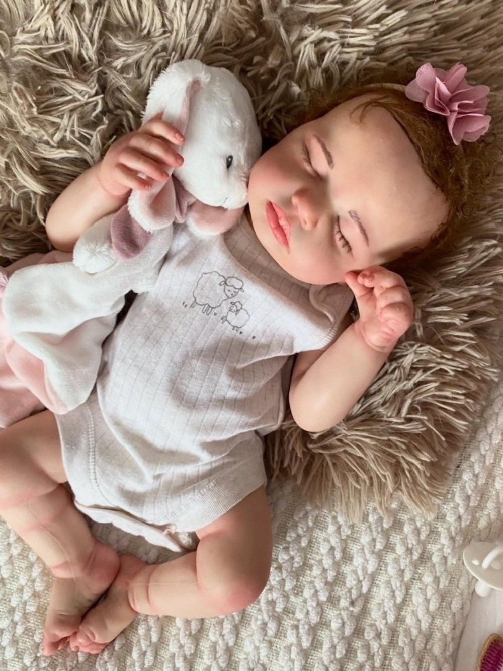 Solid Silicone Baby Girl Doll